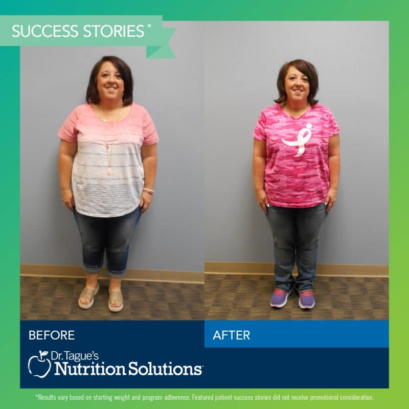 Sherrie lost 35lbs. on Dr. Tague's Program!