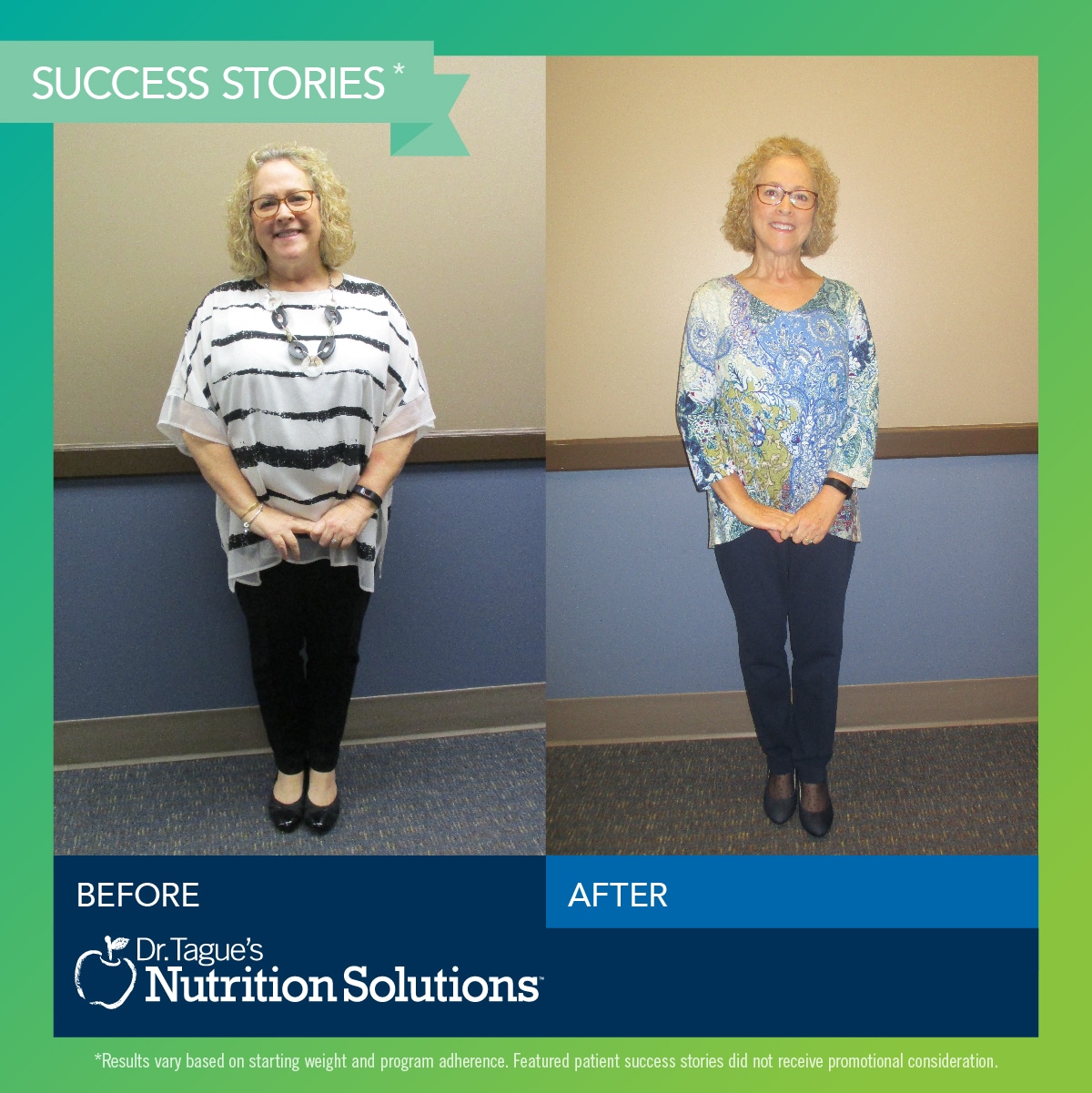 Dr. Tague Success Story - Lynn lost 63lbs in 26 weeks!