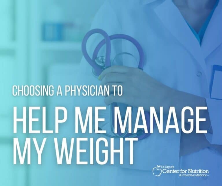 Choosing a Physician to Manage My Weight