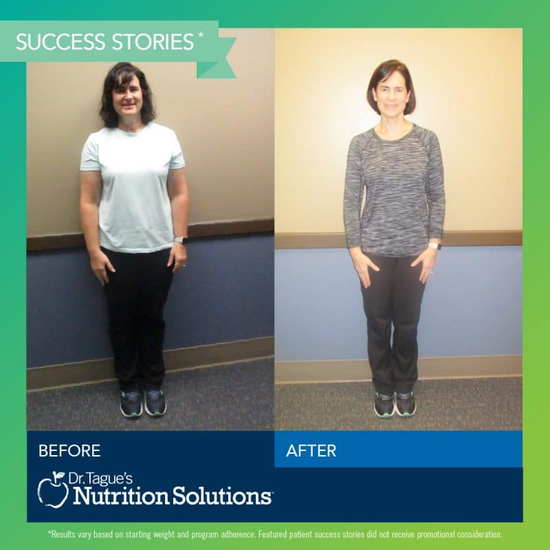 Dr. Tague's Center for Nutrition Success Stories - Suzetta lost 45lbs in 6 months