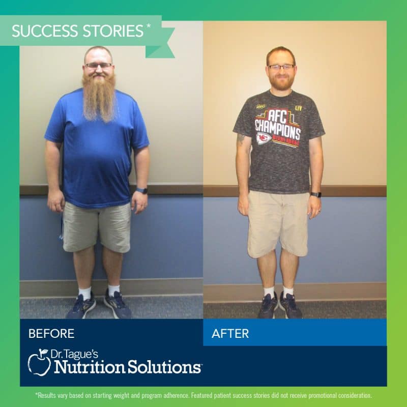 Dr. Tague's Center for Nutrition Success Stories - Andy lost 78lbs in 6 months