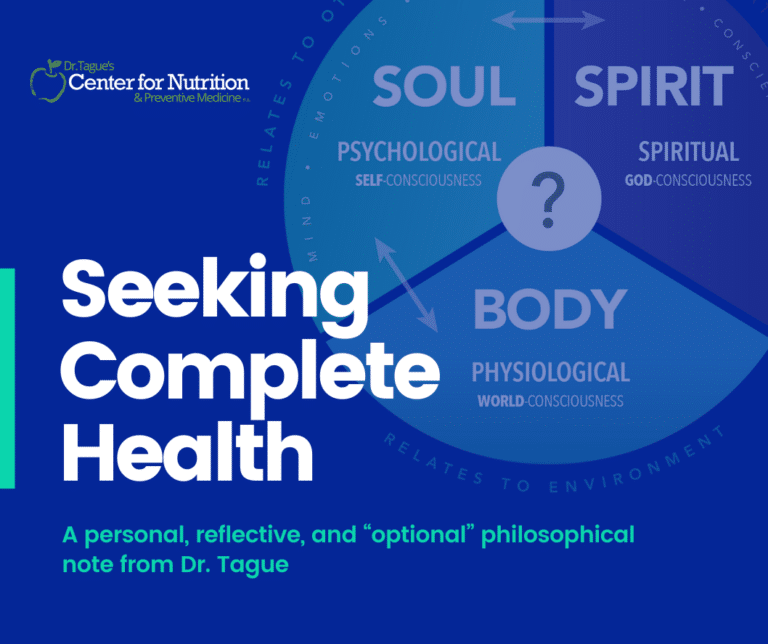 Body, Soul and Spirit: Seeking Complete Health