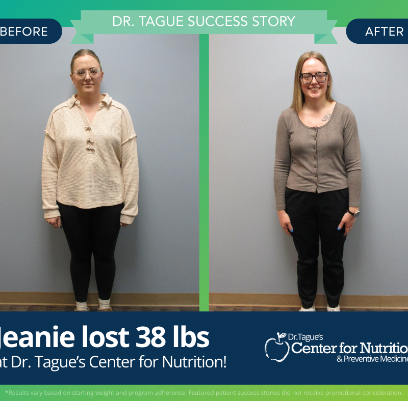Jeanie lost 38 pounds