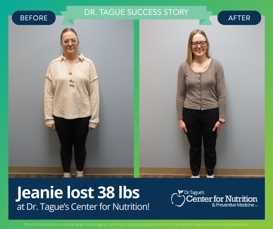 Jeanie lost 38 pounds